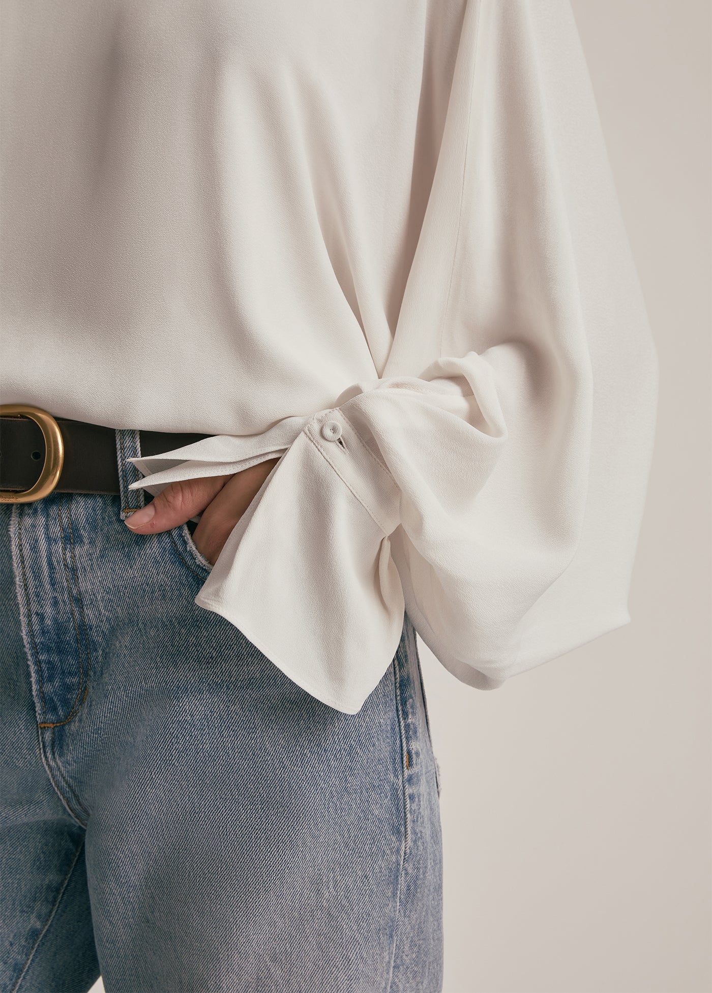 Making Me Blush Top Ivory