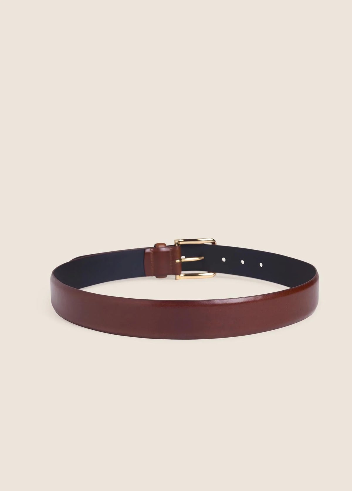 Heritage Belt Cognac/Antique Brass