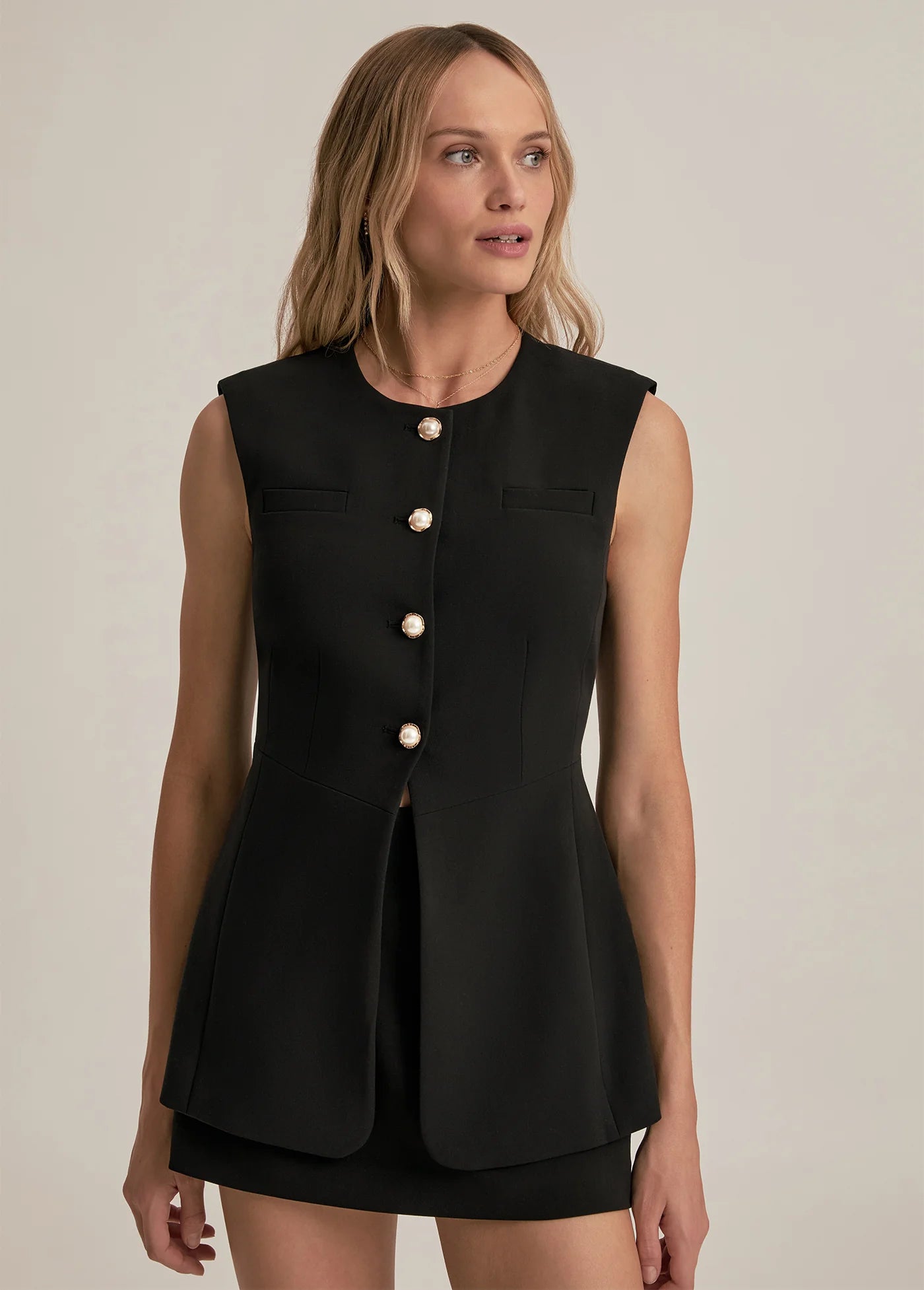The Clocking In Top Black