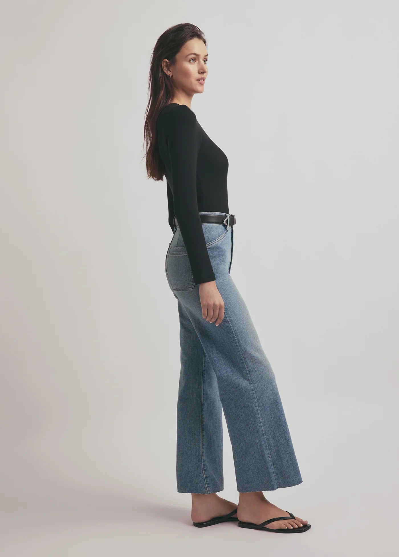Ribbed Long Sleeve Black
