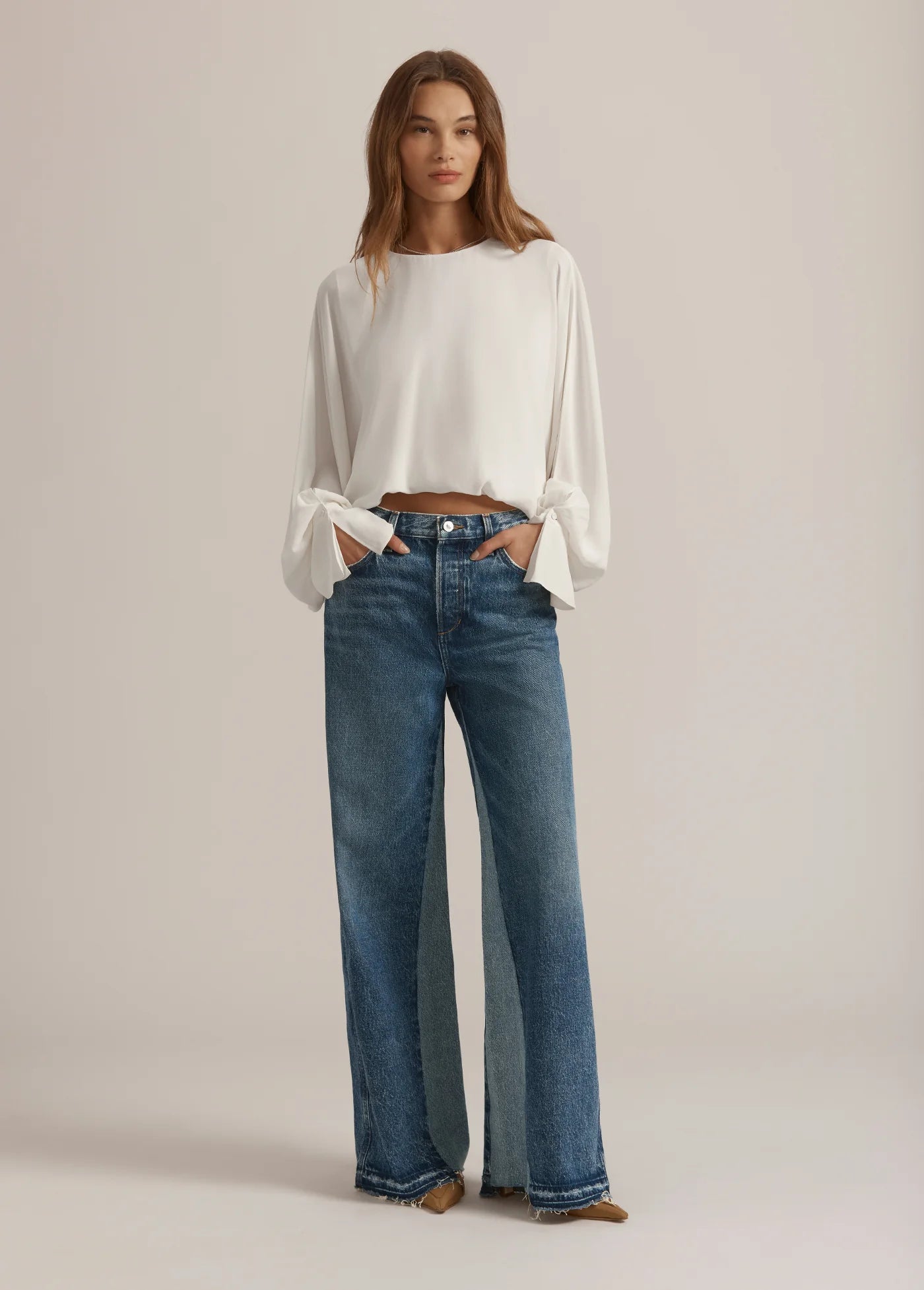 Making Me Blush Top Ivory