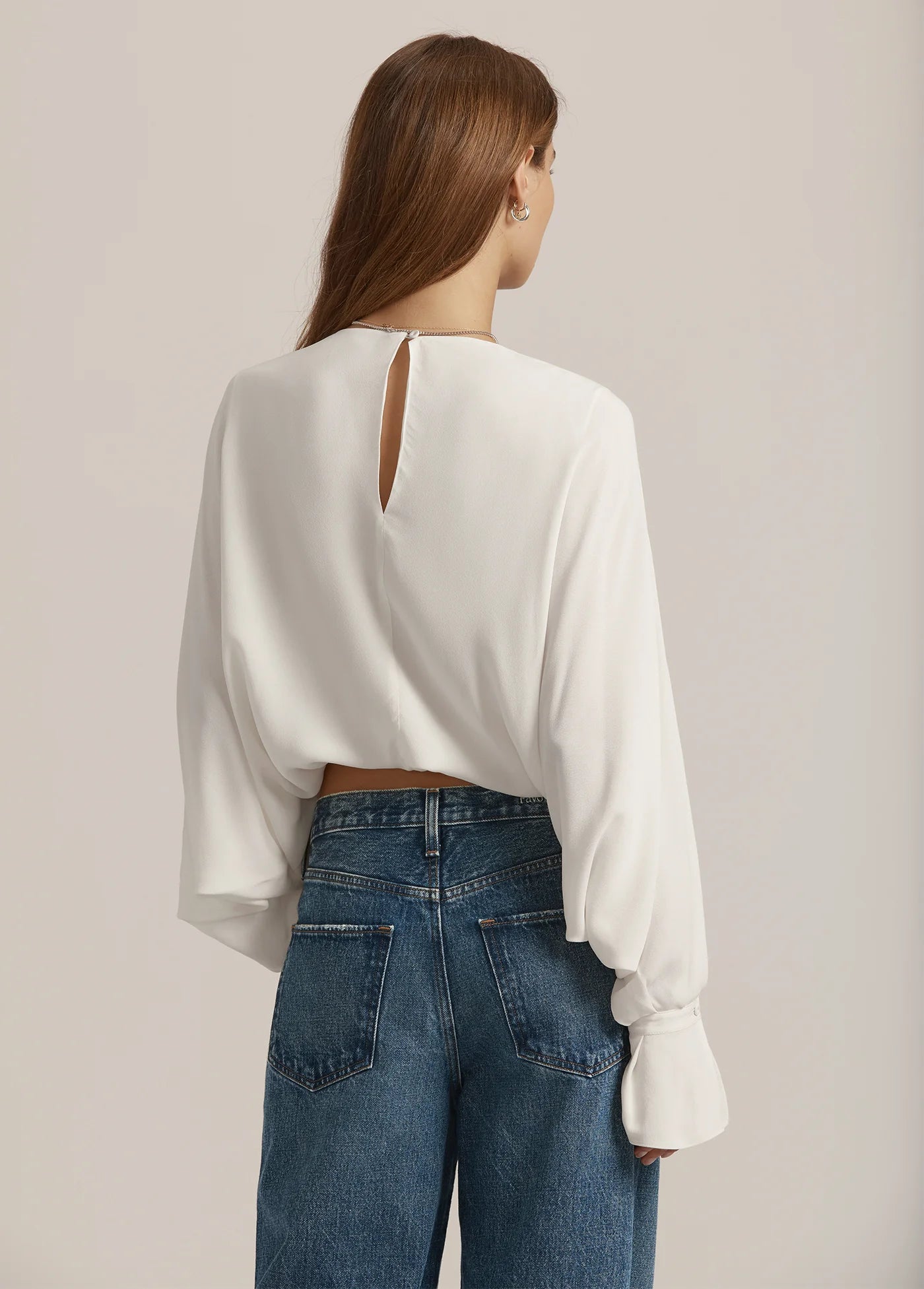 Making Me Blush Top Ivory