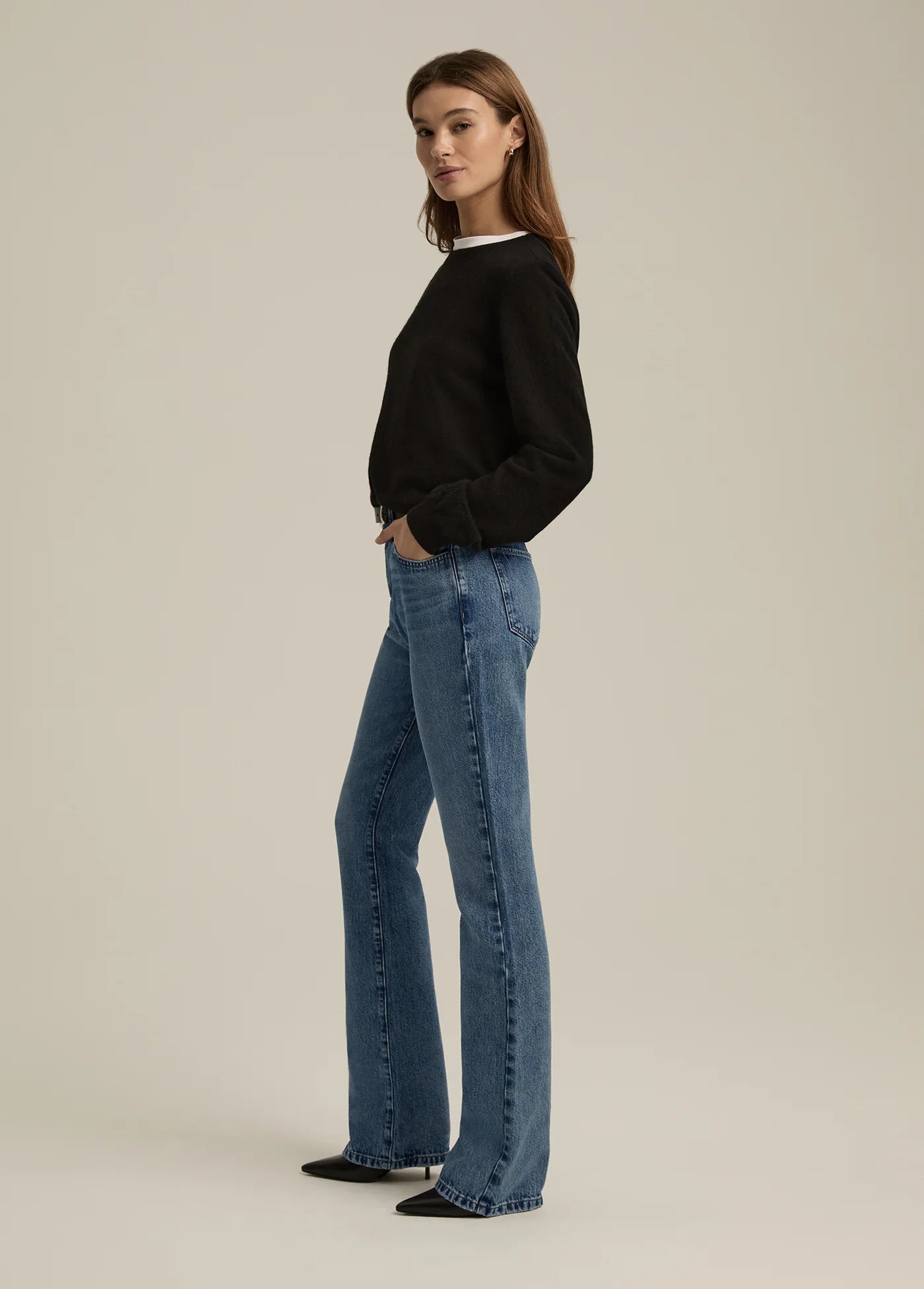 Favorite Cashmere Crew Black