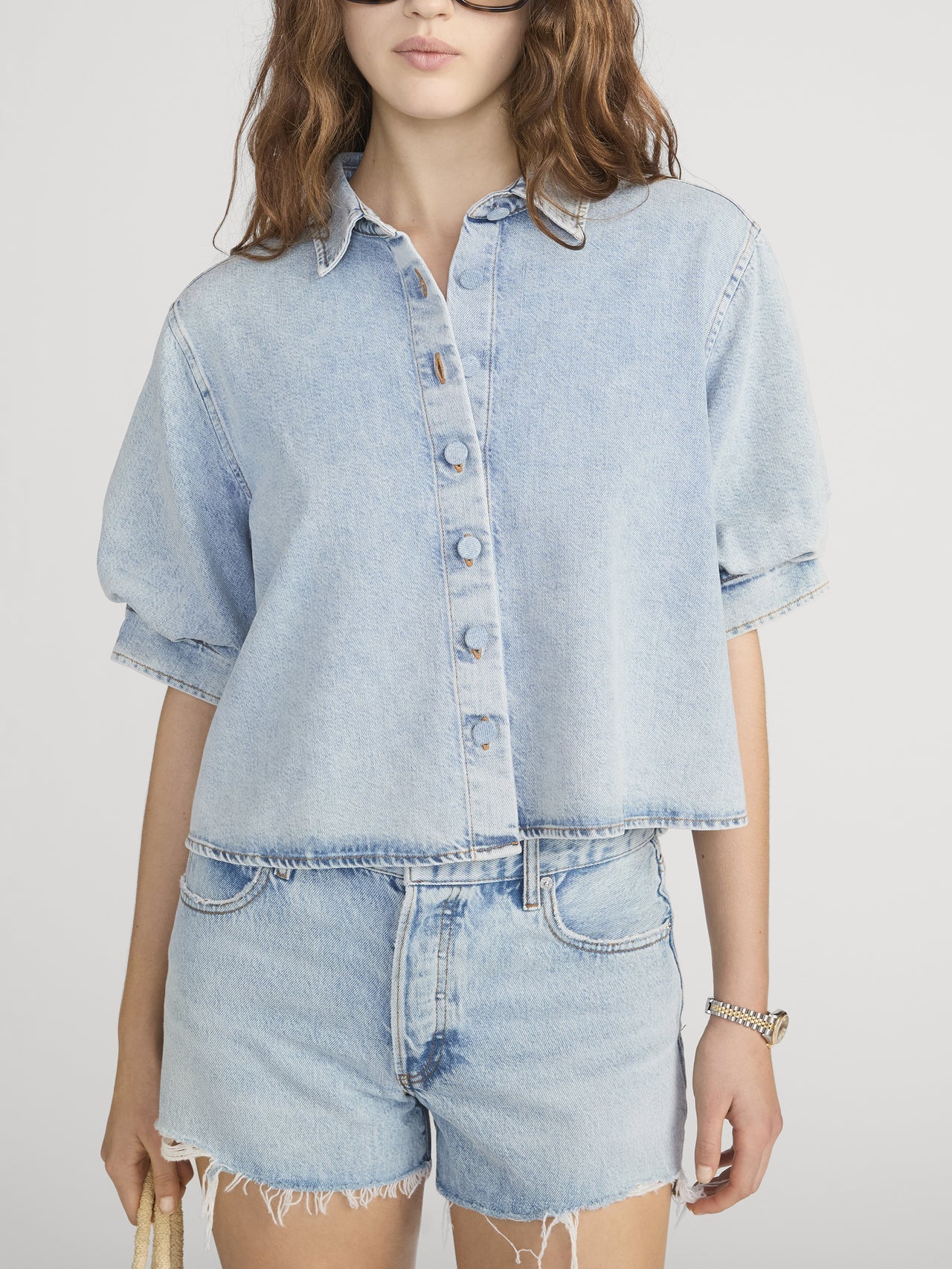 The Billow Puff Sleeve Shirt Puffin