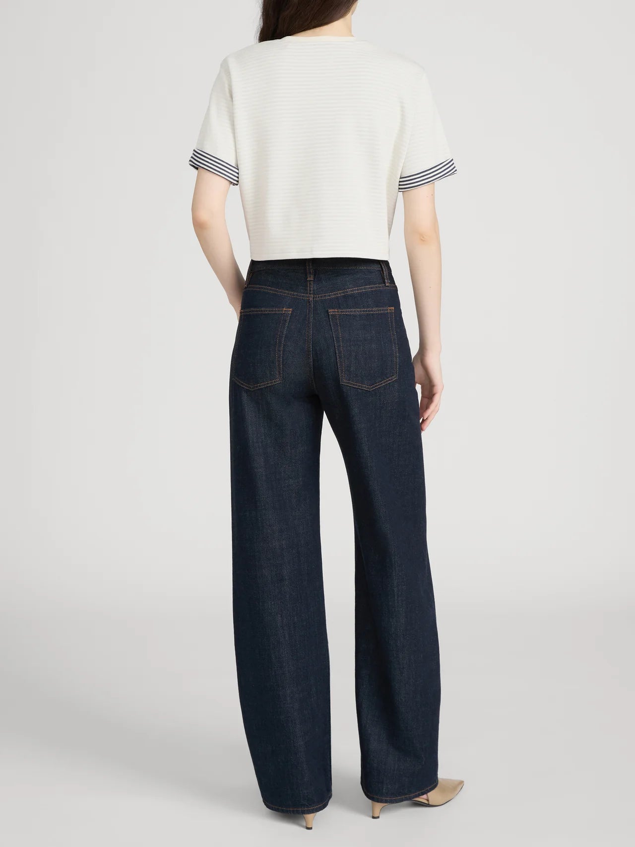 Off Duty Drawstring Bow Rinse