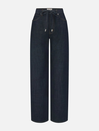 Off Duty Drawstring Bow Rinse