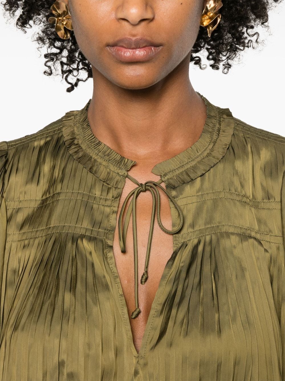 Leah Blouse - Olive