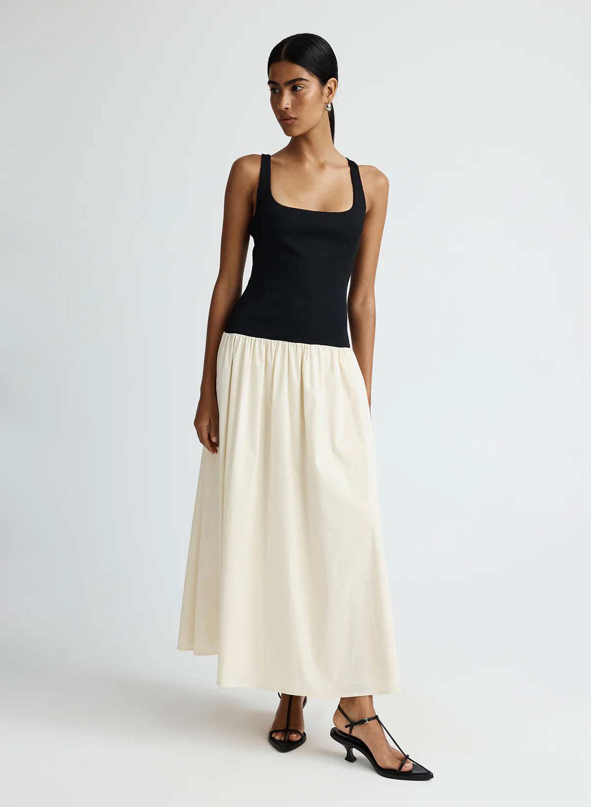 Malorie Dress Calico/Ebony