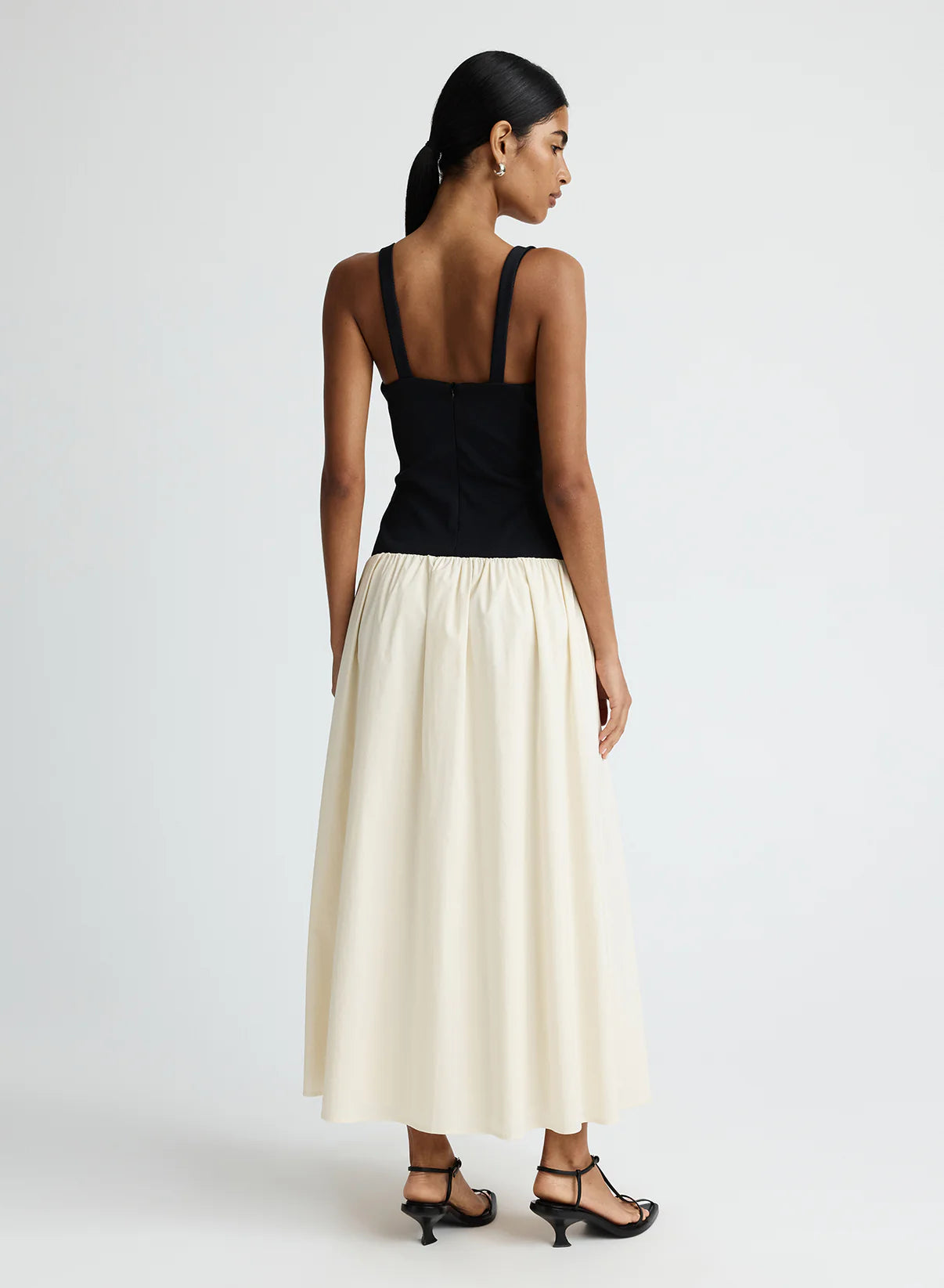 Malorie Dress Calico/Ebony