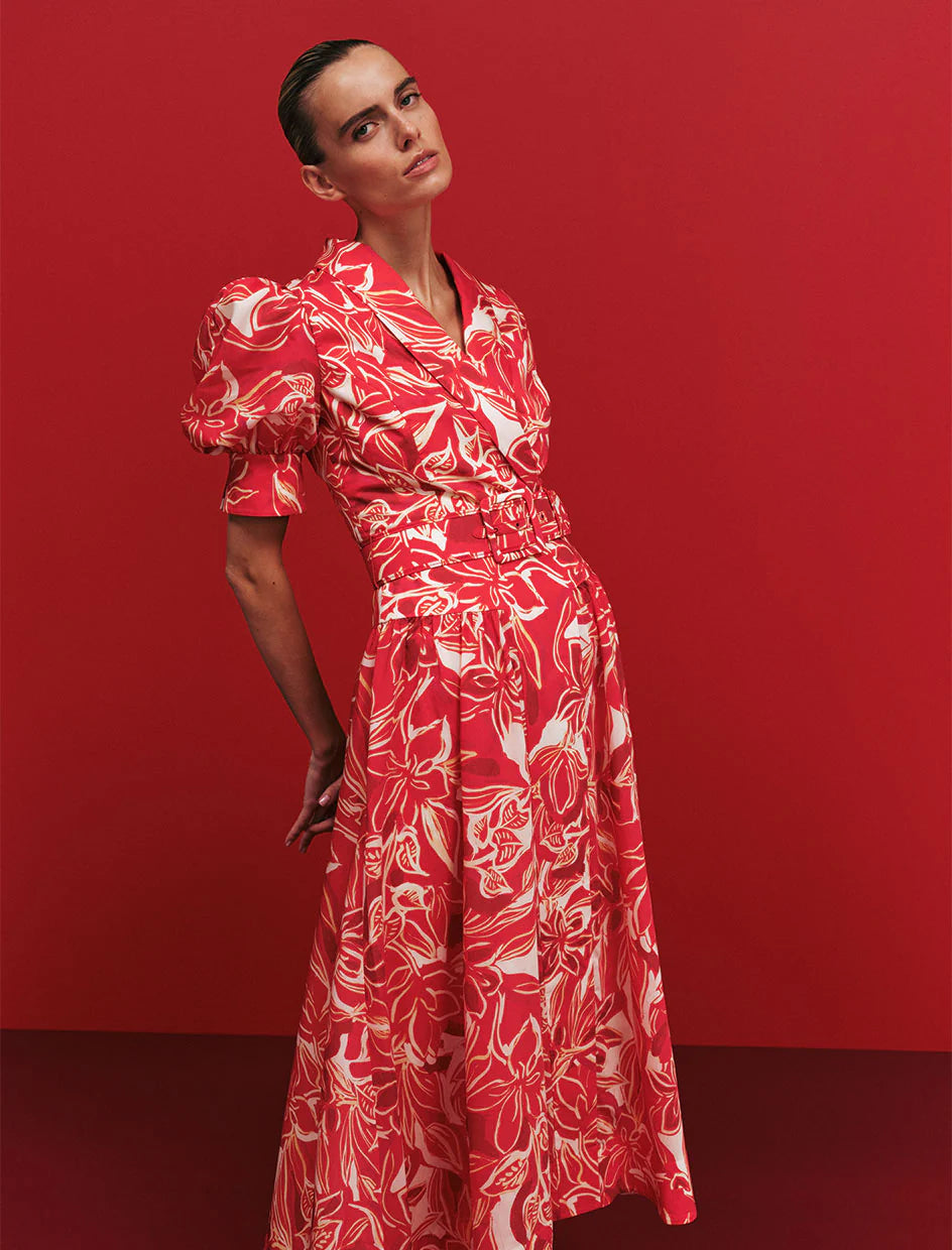 Alloure Midi Dress