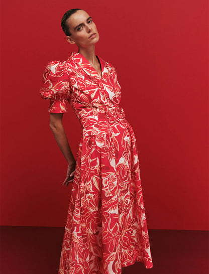 Alloure Midi Dress