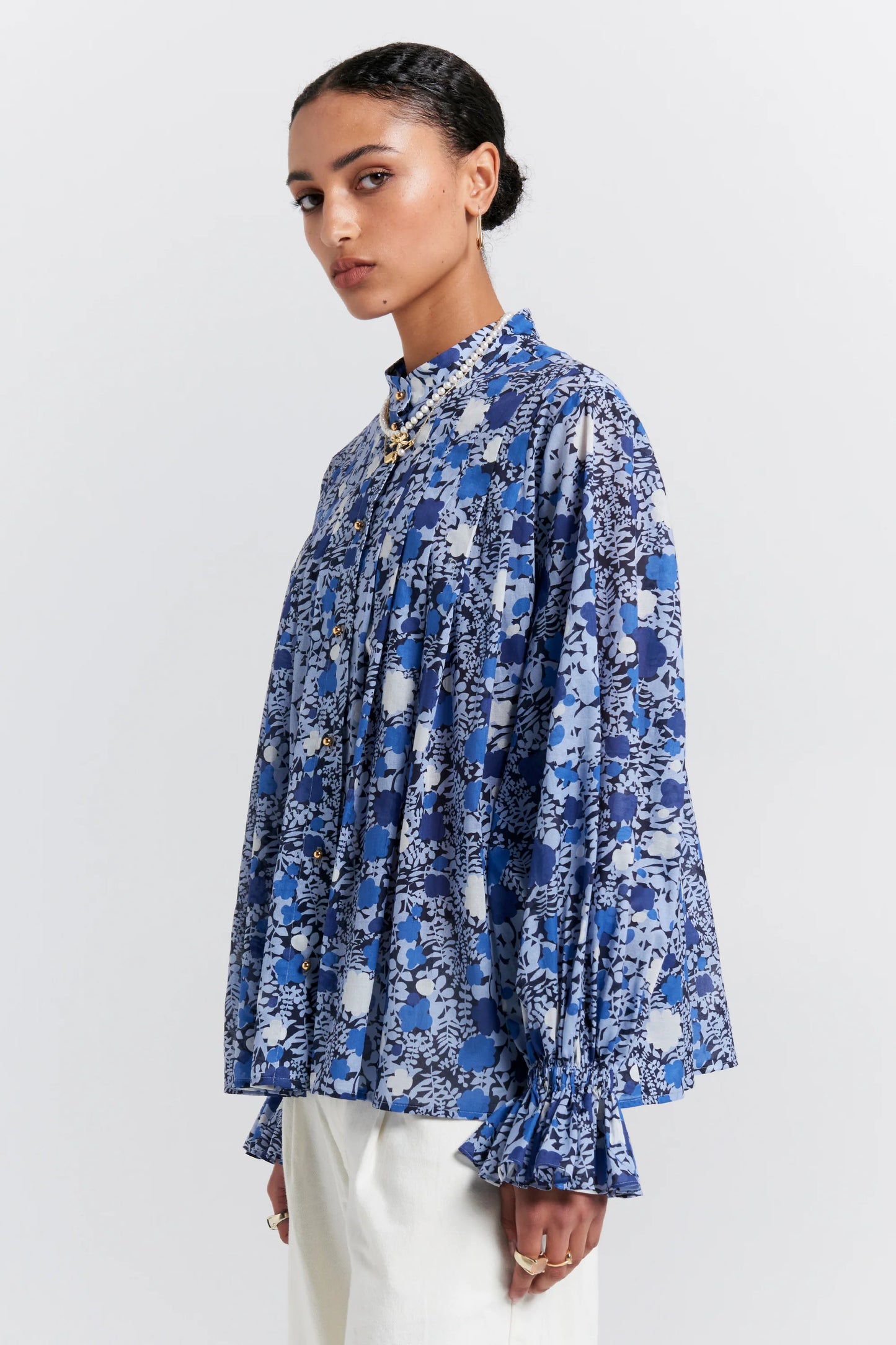 Furrow Shirt Blue Multi