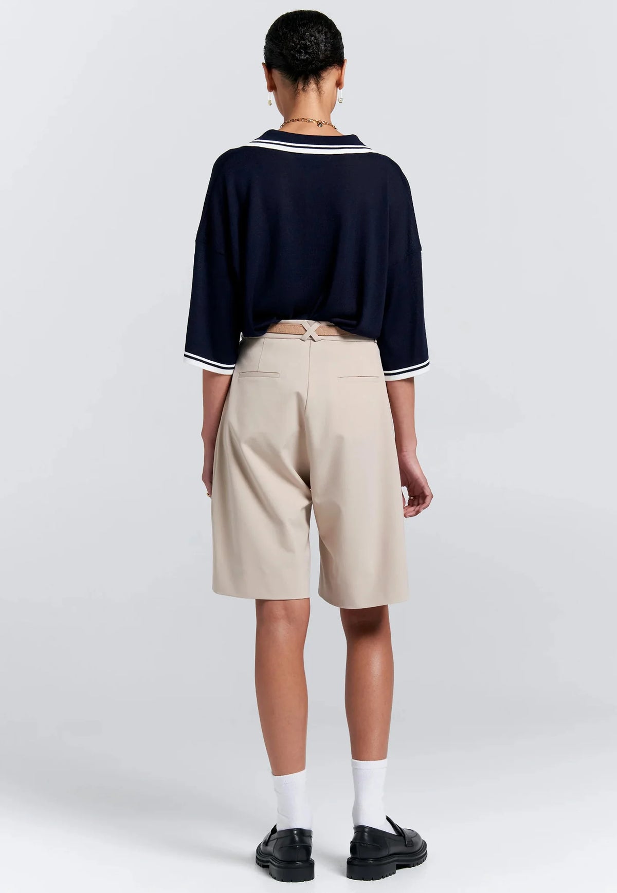 Relax Knit Polo Navy