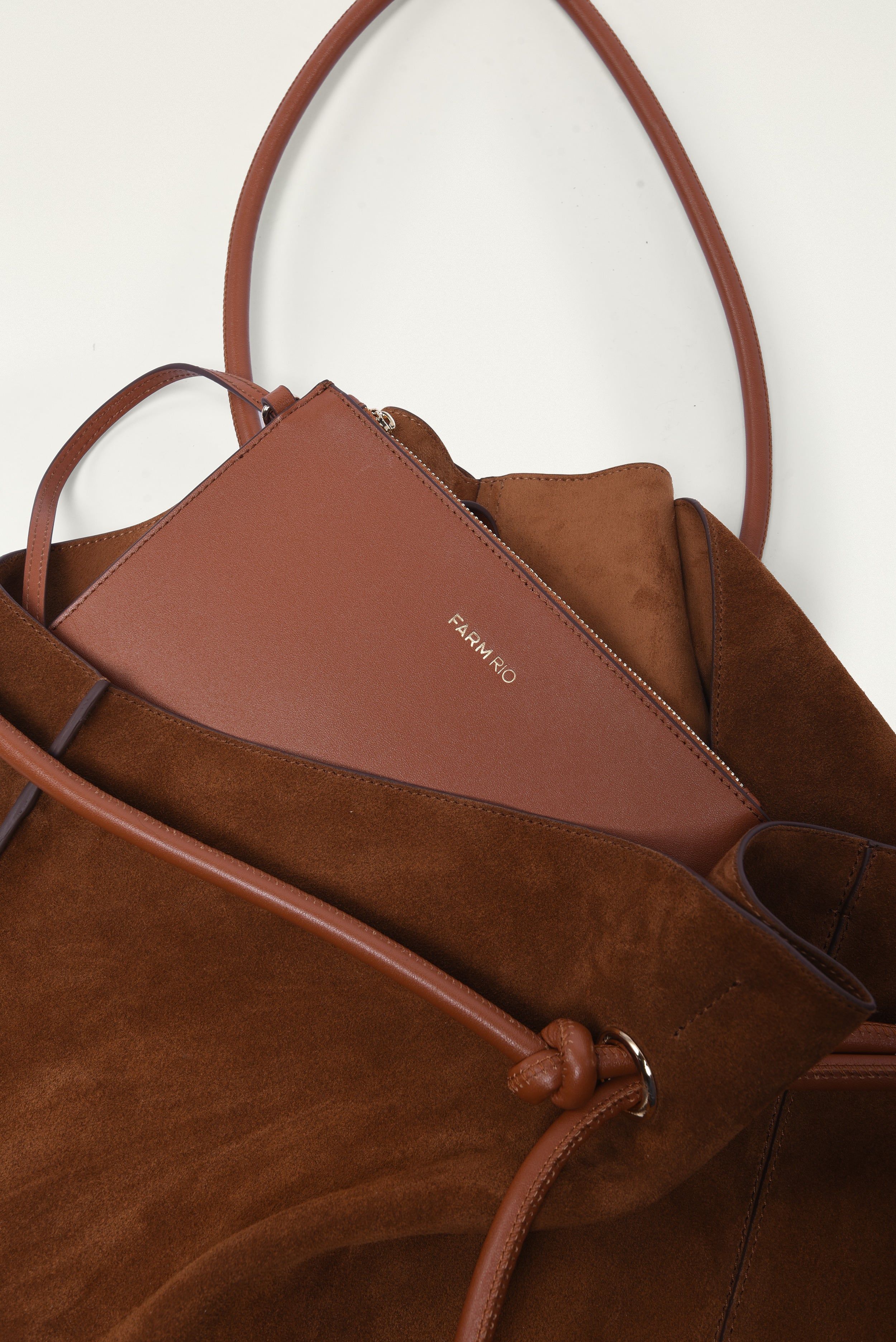 Suede Tote Bag