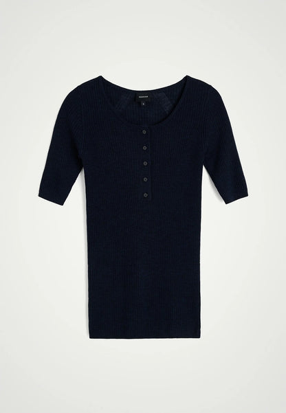 Agnes Blouse - Navy