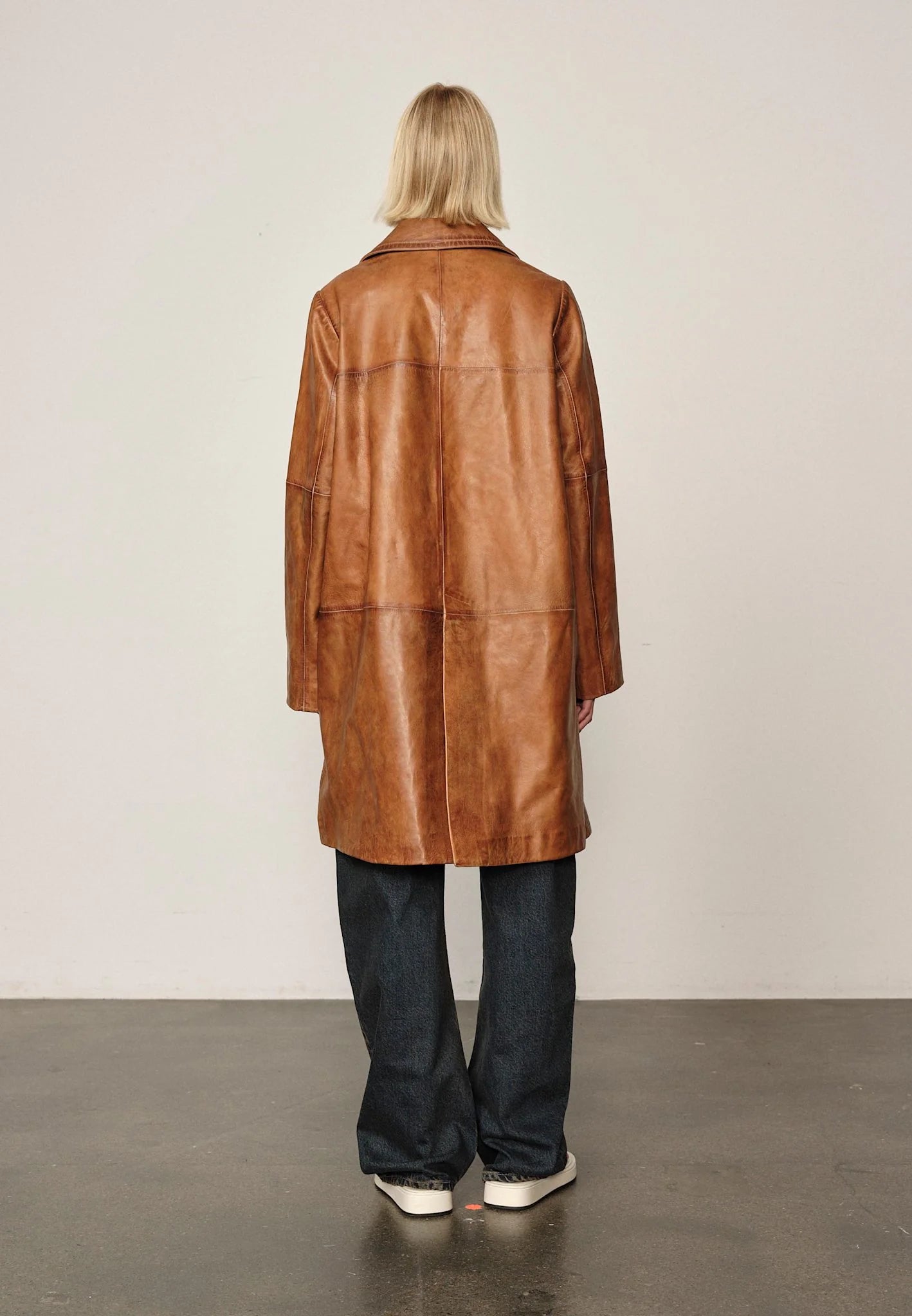 Shelly Leather Coat
