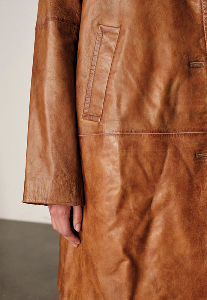 Shelly Leather Coat