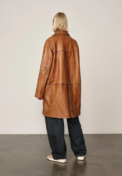 Shelly Leather Coat