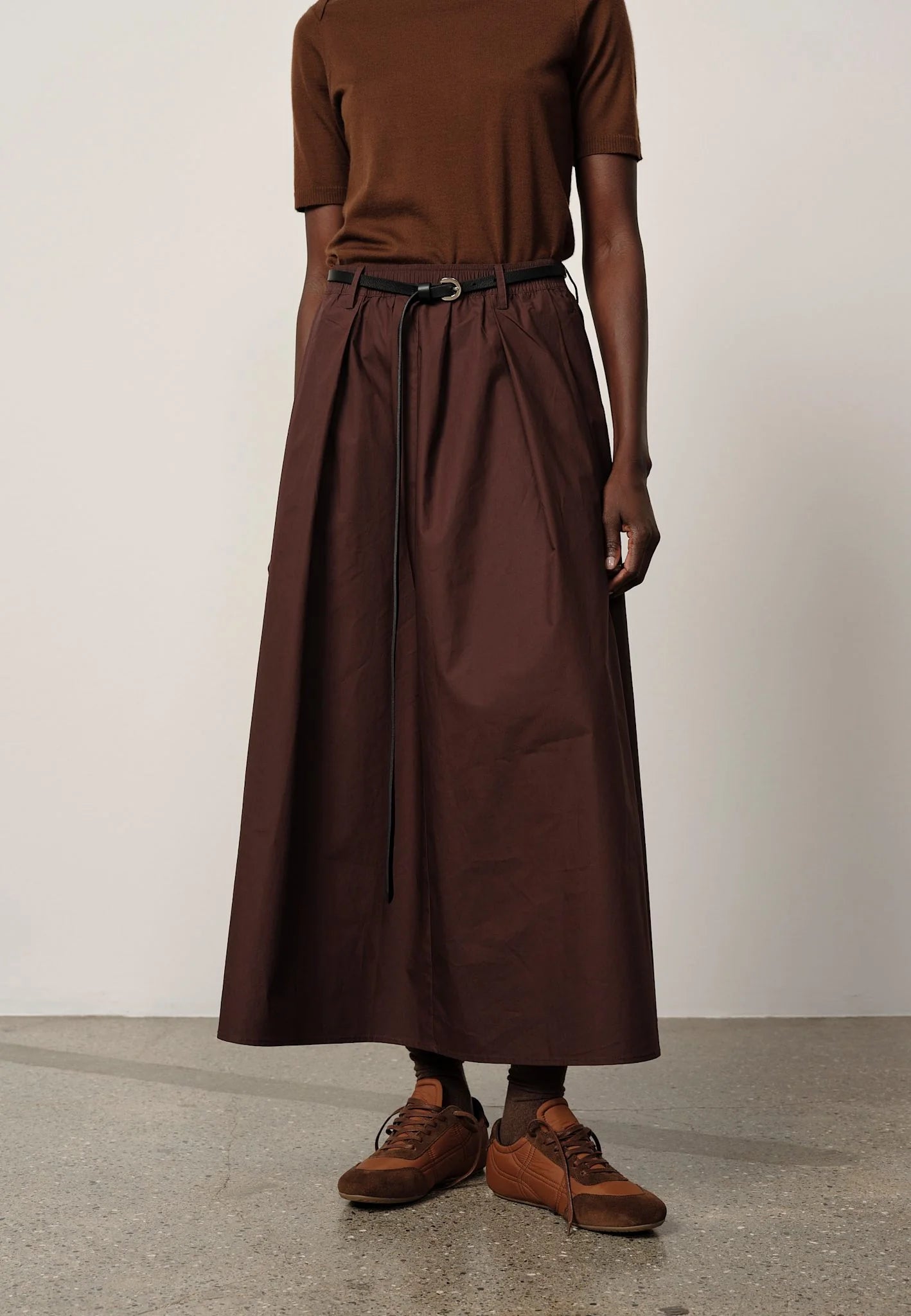 Ofelia Skirt Coffee Brown