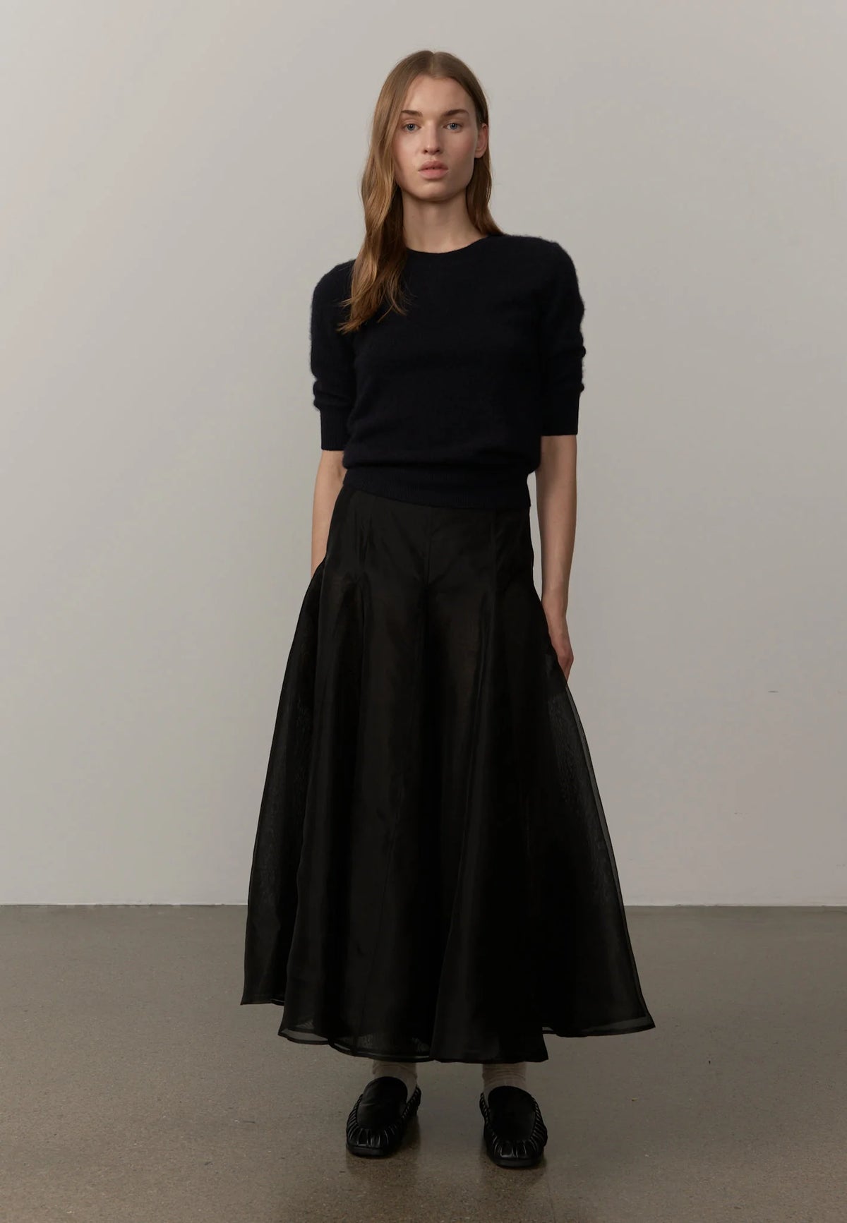 Therese Knit Blouse Black
