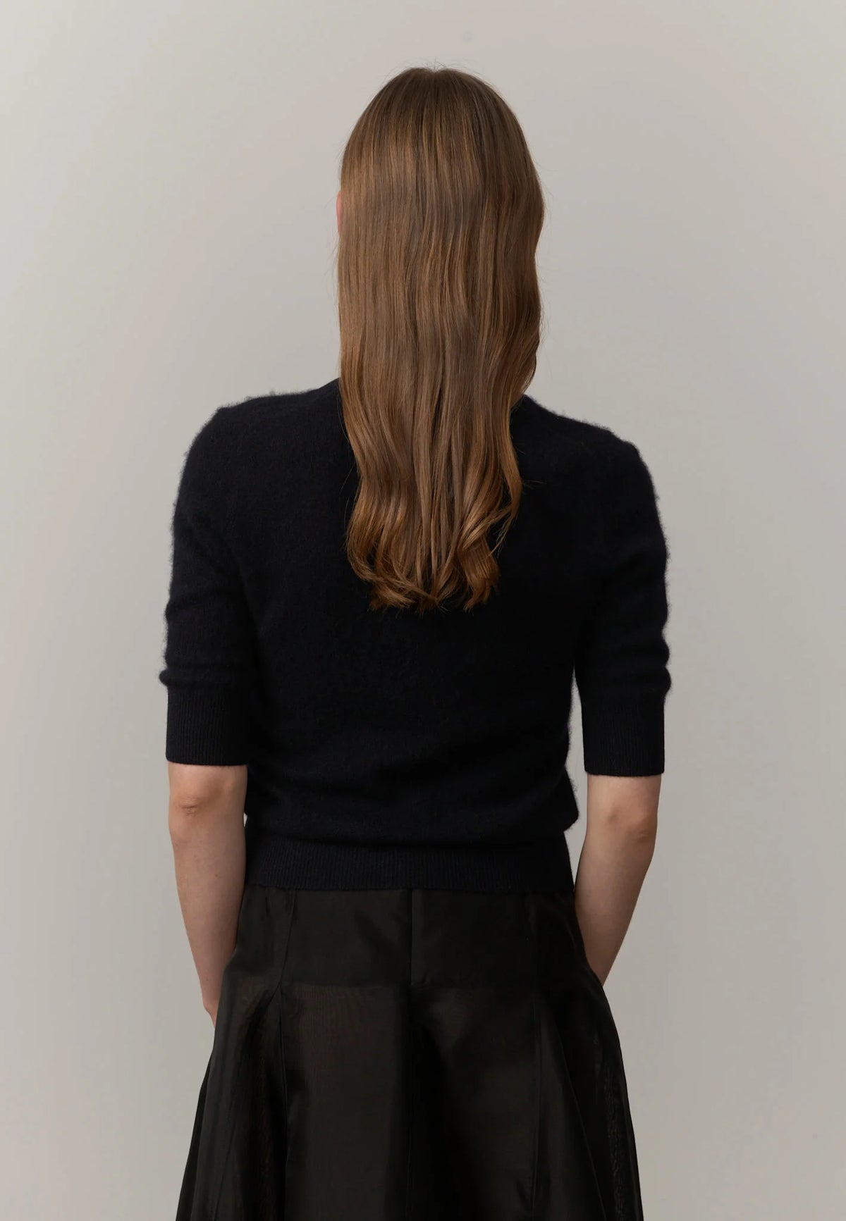 Therese Knit Blouse Black