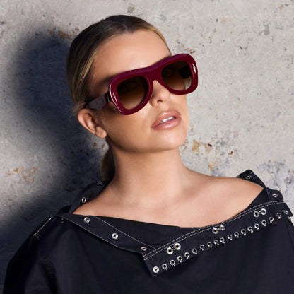 Bowery - Burgundy/Brown Gradient