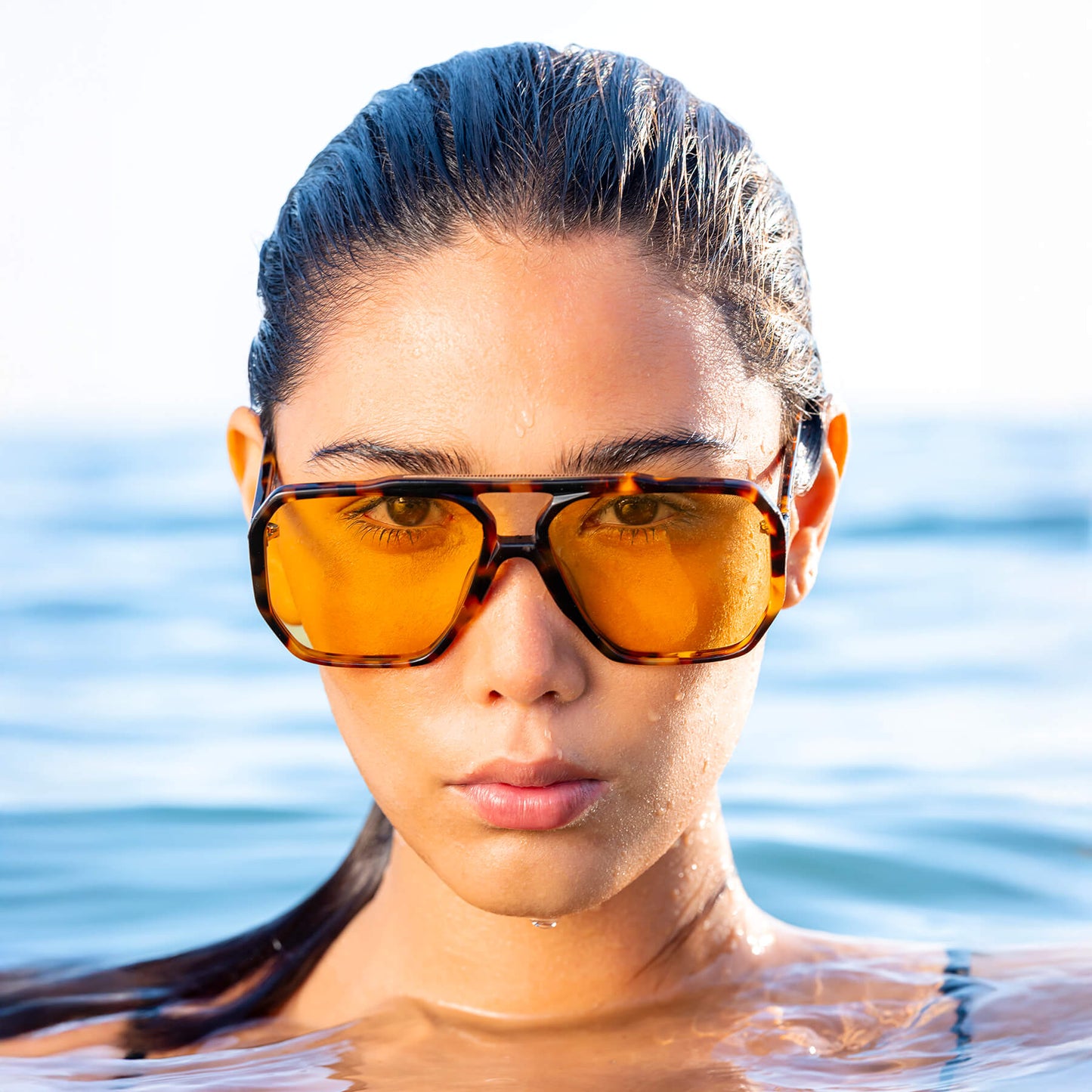 Rodeo - Dark Tortoise/Light Orange Lens