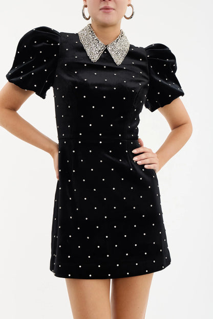 Alisa Puff Sleeve Mini Dress
