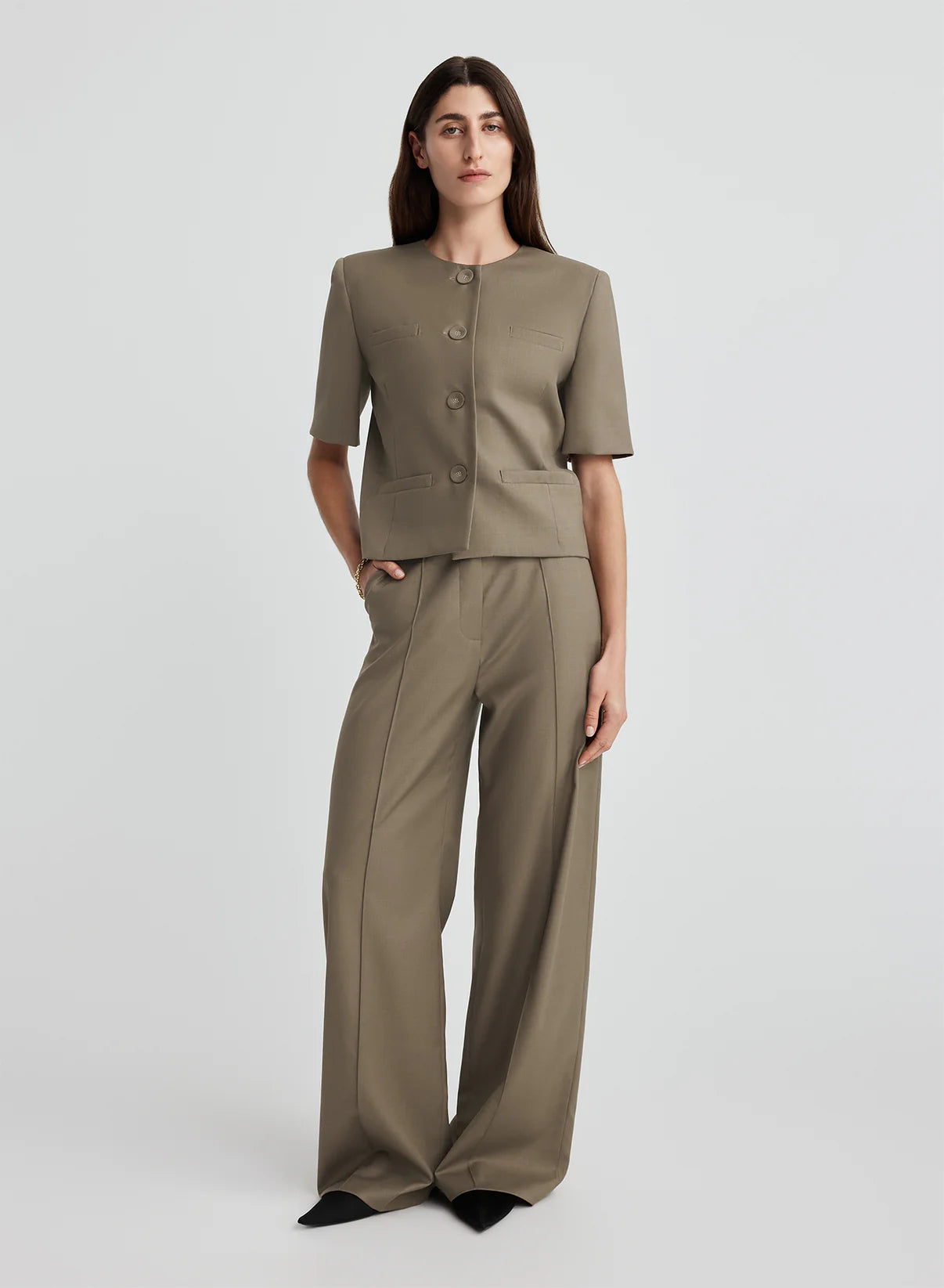 Priestly Jacket Taupe