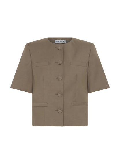 Priestly Jacket Taupe