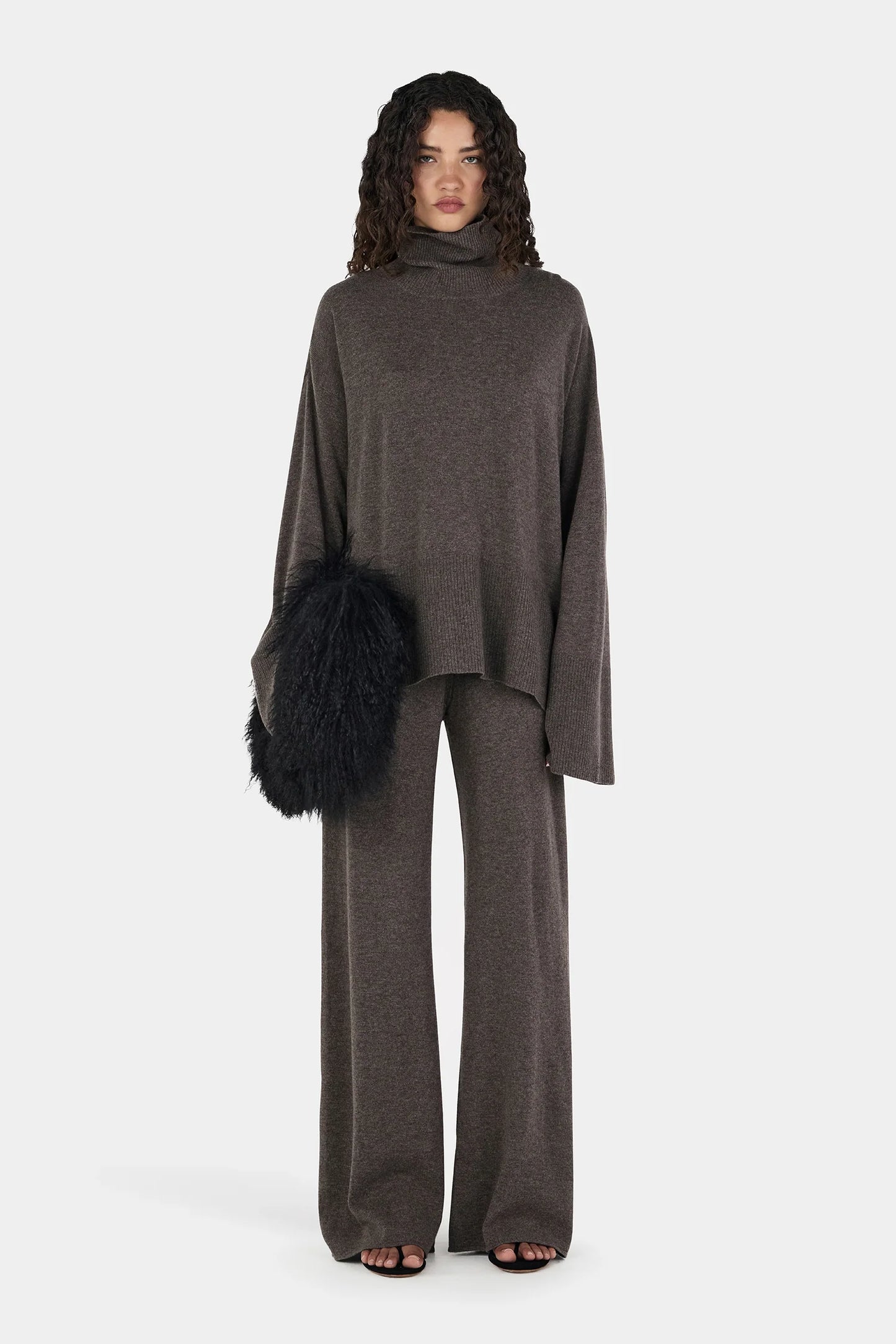 Bay Cashmere Sweater Charcoal