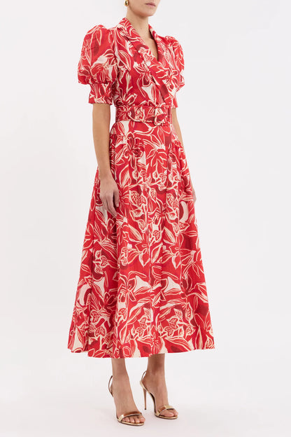 Alloure Midi Dress