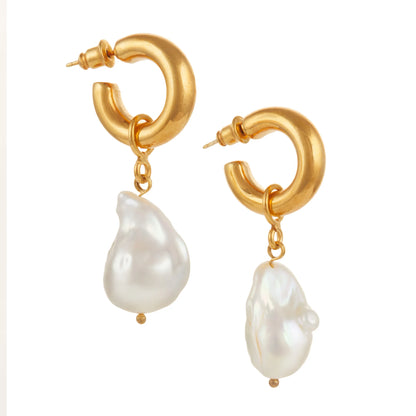 Nicoletta Earrings - White