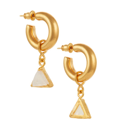 Nicoletta Earrings - White