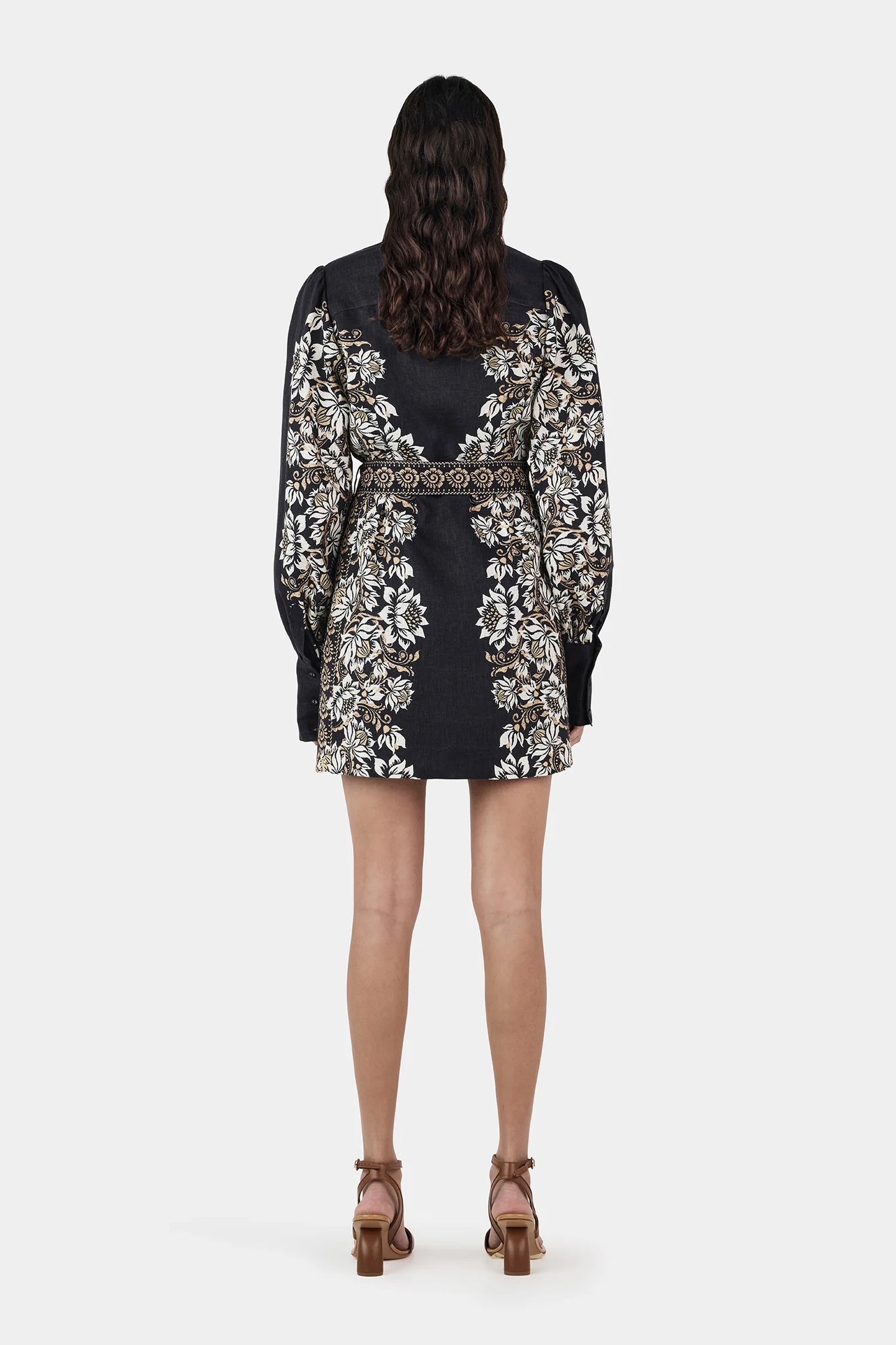 Constance Linen Mini Dress