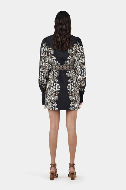 Constance Linen Mini Dress