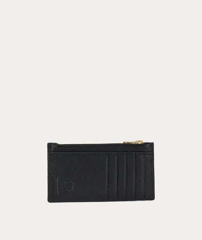 Card Holder - Black/Brass