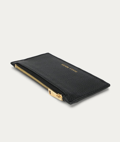 Card Holder - Black/Brass