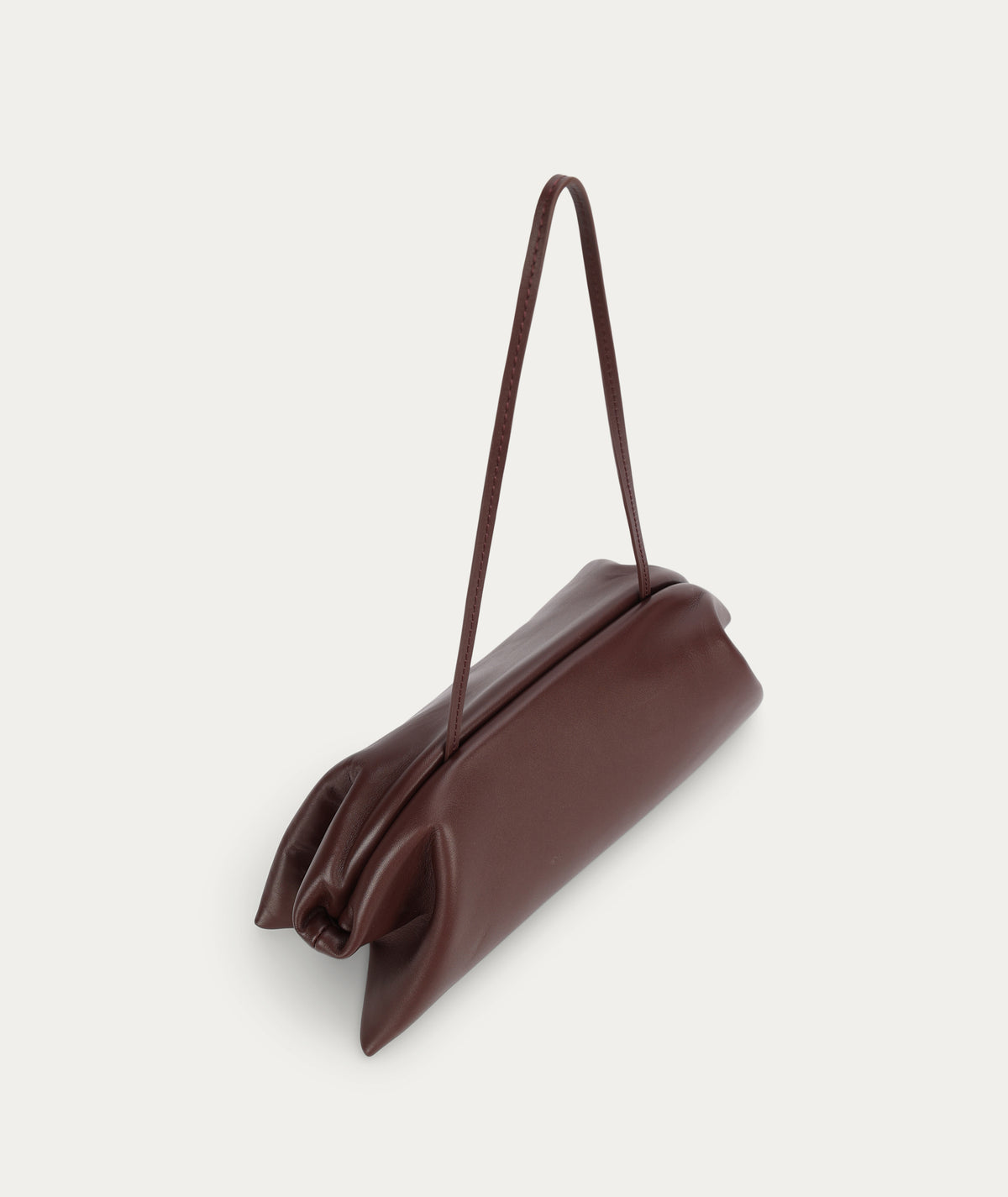 Vault Clutch Dark Cherry