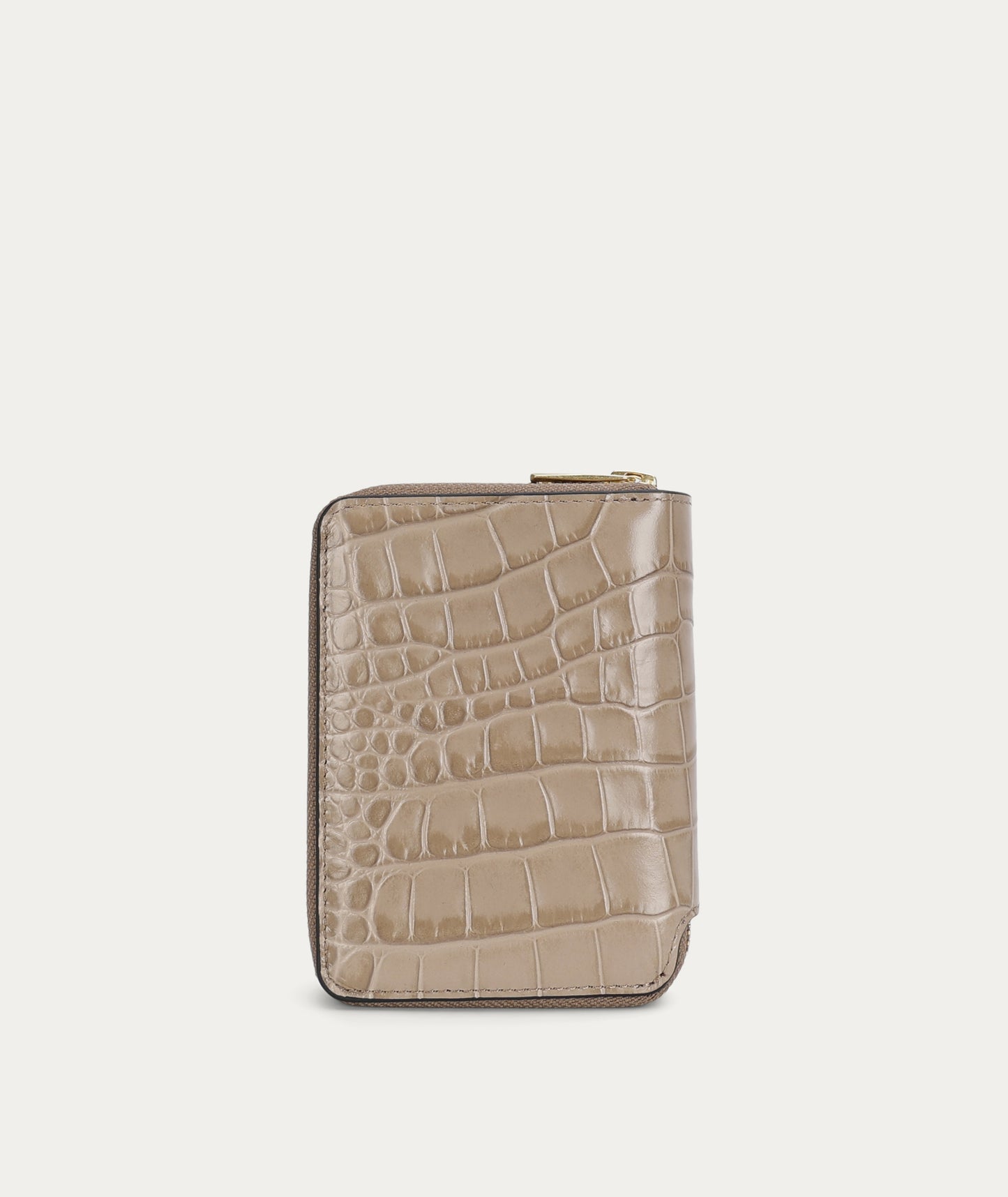 Mini Wallet Oat Croc