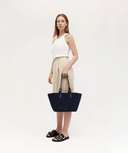 Mr Bandit Tote Indigo Suede