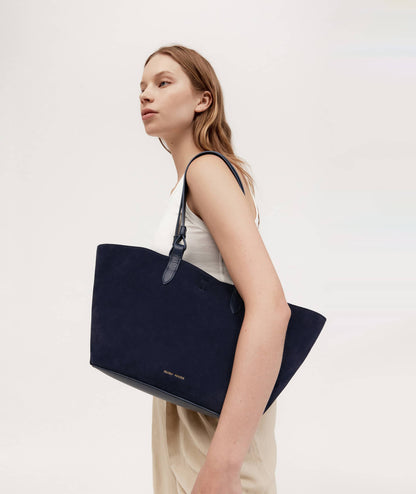 Mr Bandit Tote Indigo Suede