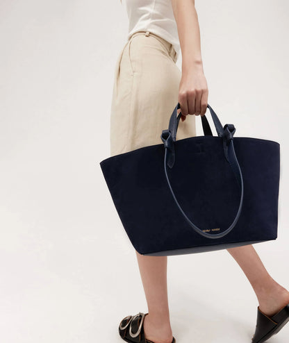 Mr Bandit Tote Indigo Suede