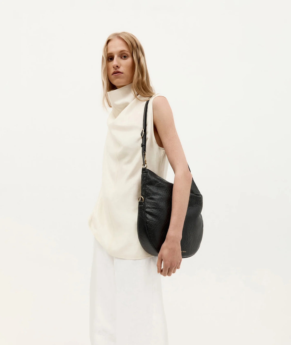 Leopard Hobo Black Bulle/Brass