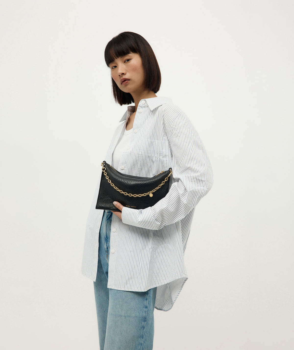 Siamese Bag Black Bulle/Brass
