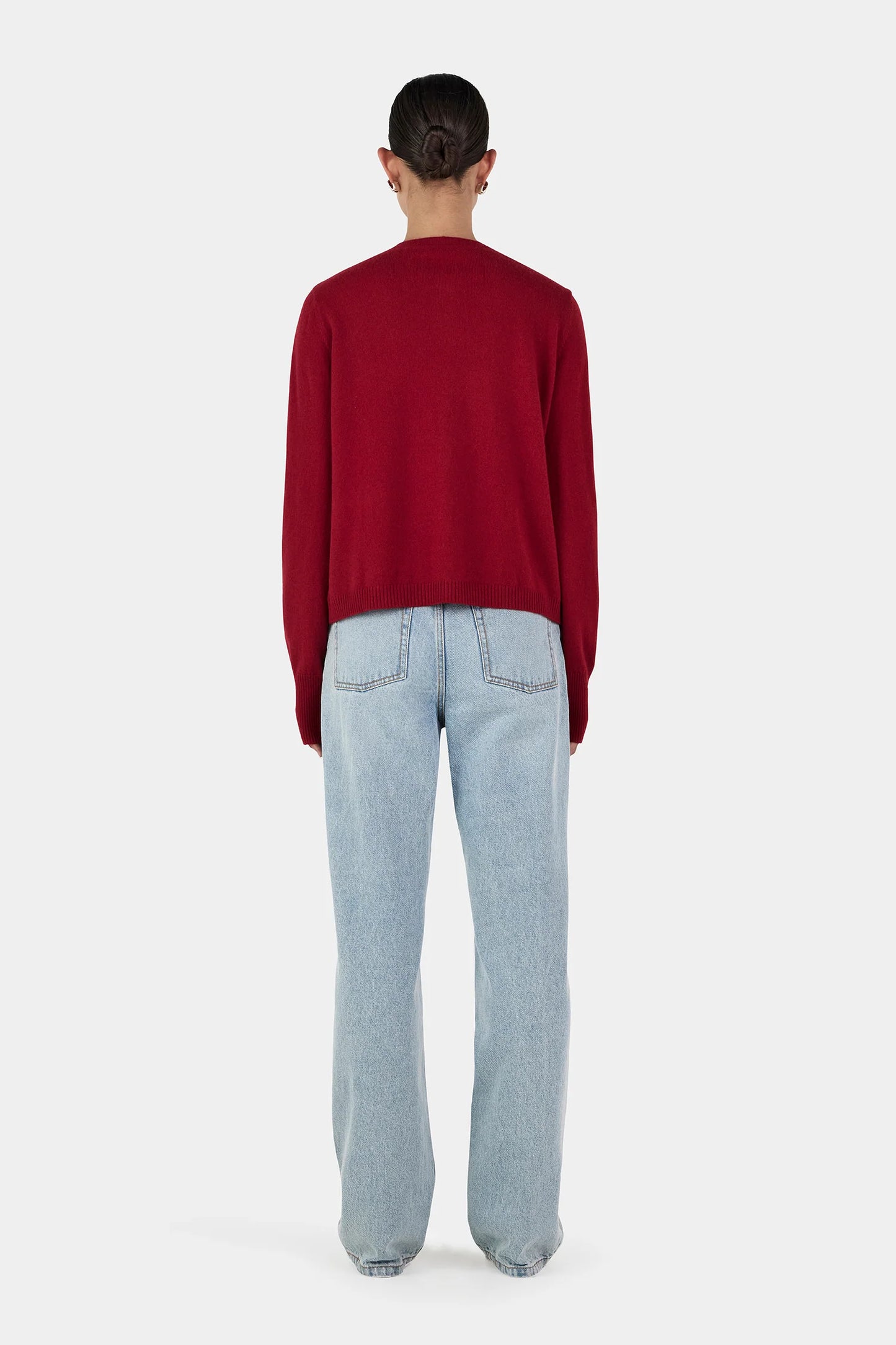 Dolly Cashmere Cardigan Red