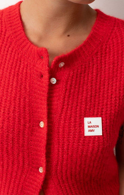 Women's Cardigan East - Chilli Melange
