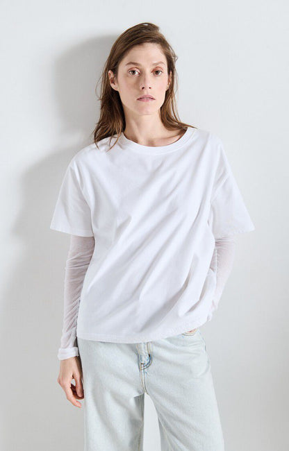 Women's T-Shirt Fizvalley White