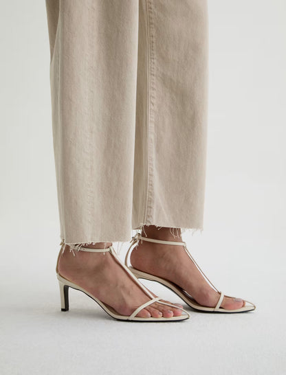 Hattie Crop Sulphur Light Taupe