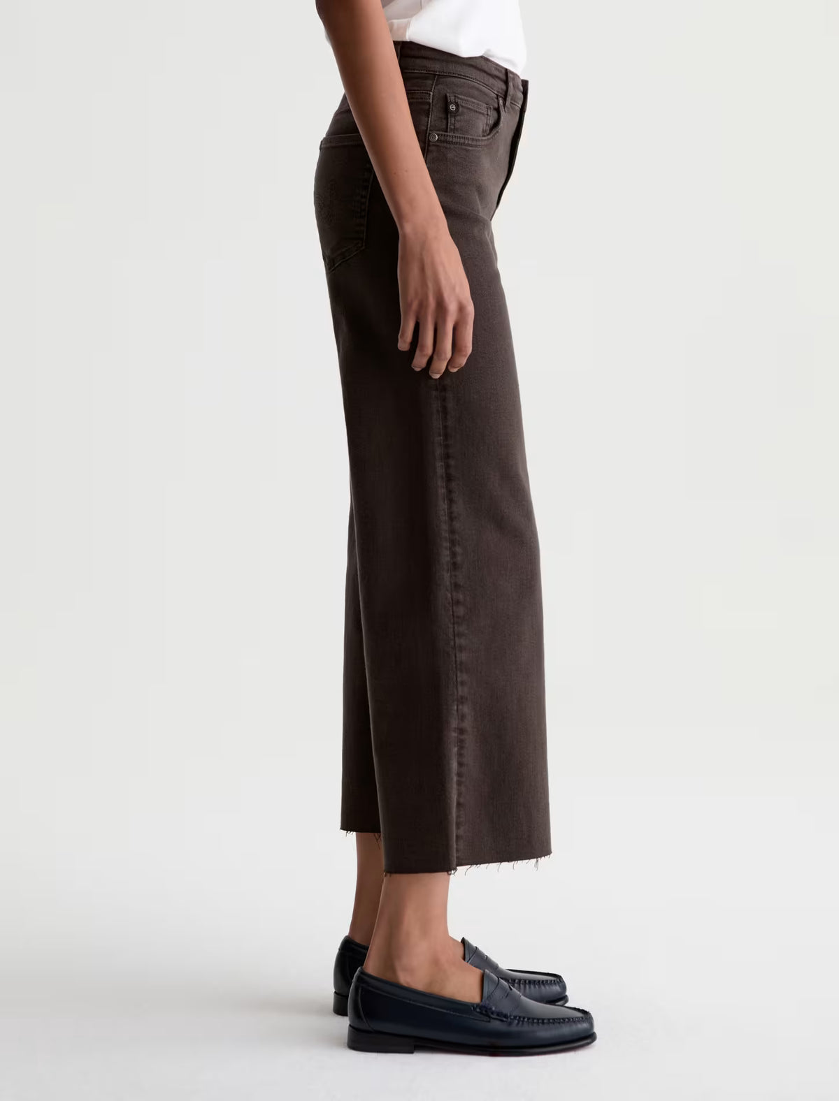 Saige Wide Leg Crop Sulfur Burnt Umber